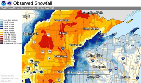 Snow totals from weekend storm in western, northern Minnesota - Bring ...