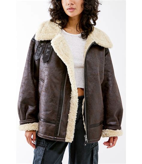 BDG Urban Outfitters Vintage Longline Aviator Jacket | Dillard's