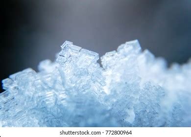 Macro Shot Ice Crystals Natural Snowflakes Stock Photo 772800964 | Shutterstock