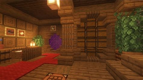 Some interior from my underground base : r/Minecraft