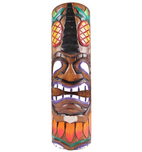 Jewellery & Watches Tiki Mask Retro Surf Polynesian Handmade Glass Ring ...