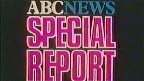 ABC News Special Report Title Card 1985 - YouTube