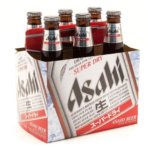 Mel & Rose | Asahi ASAHI DRAFT BEER SUPER DRY 6PK/12OZ BOTTLES