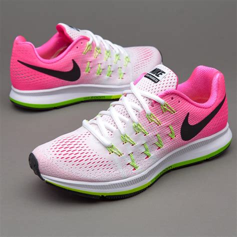 Nike Womens Air Zoom Pegasus 33 - Womens Shoes - White/Black-Pink Blast ...