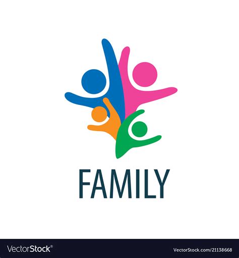 Family logo Royalty Free Vector Image - VectorStock