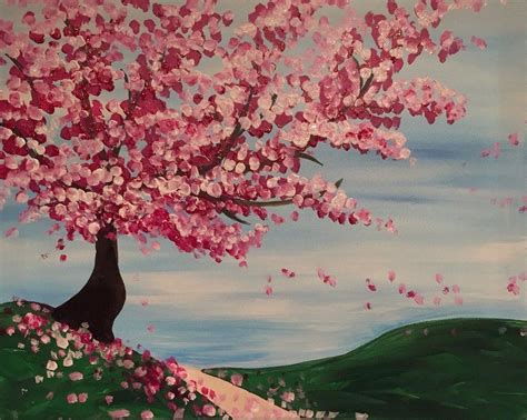 Trees - | Tree painting, Blossoms art, Painting