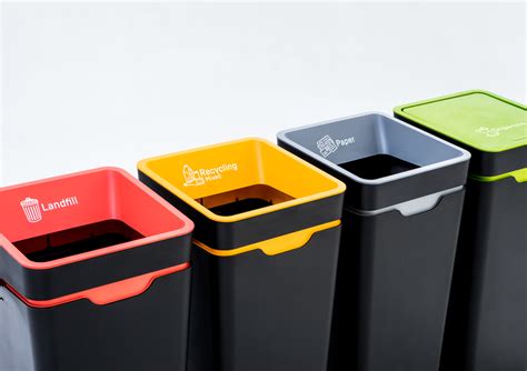 Cans and Plastic Recycling Bins - New Zealand — Method - Office Recycling Bins Made Beautiful ...