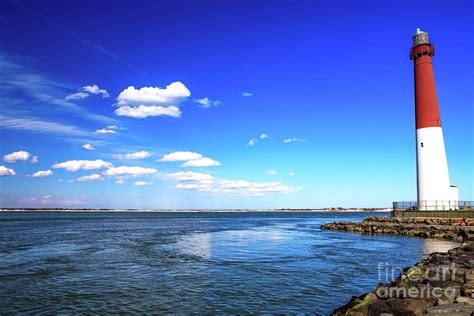 Long Beach Island Barnegat Lighthouse Photograph by John Rizzuto - Fine Art America