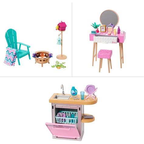 Barbie Furniture Accessory Packs - Assorted | BIG W