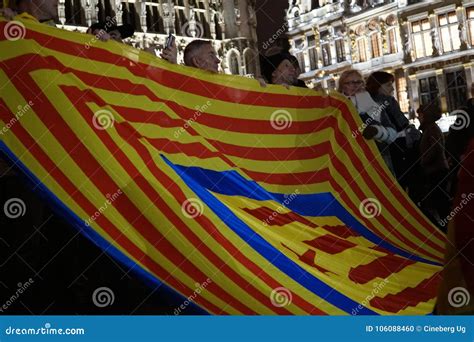 Catalan independence flag editorial image. Image of democracy - 106088460