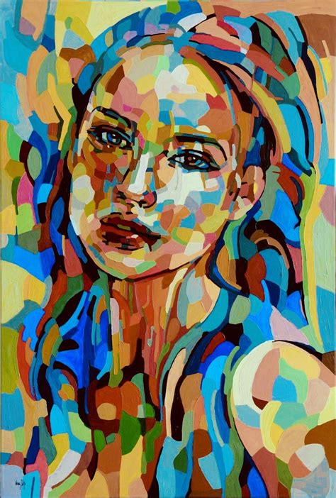Abstract Portrait Painting, Diy Art Painting, Portrait Drawing, Canvas Painting, Oil Painting ...