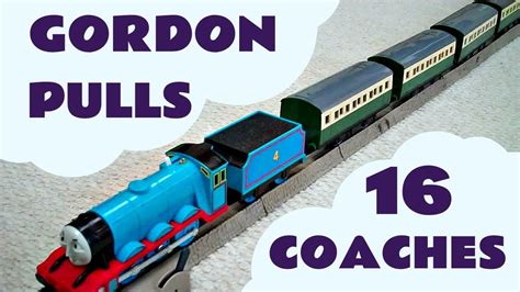 Trackmaster Thomas The Train GORDON pulls 16 EXPRESS COACHES Kids Toy Train Set - YouTube