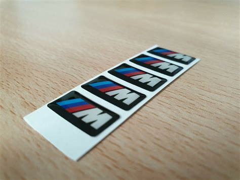 BMW M Sport Wheel Badge (Set of 5)