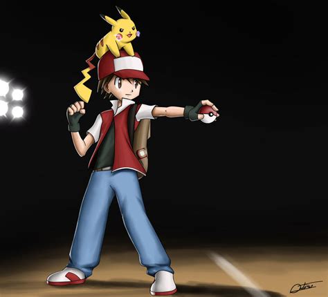 Pokemon Trainer Red by Hitokirisan on DeviantArt