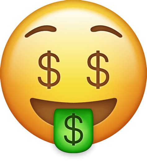 Money Emoji [Free Download Money Face Emoji] | Money emoji, Laughing emoji, Emoji