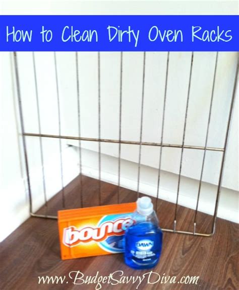 How to Clean Dirty Oven Racks | Budget Savvy Diva