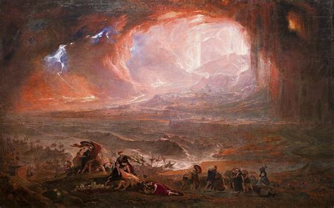 Real art described in fiction. — The Fall of Babylon (1819), The Destruction of...