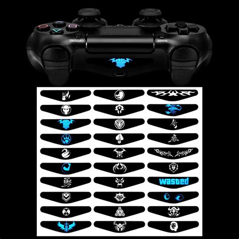 eXtremeRate Light Bar Sticker Decal For PS4 Controller - GCLS0005 – GamingCobra