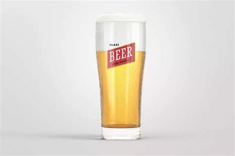 Beer Glass Logo Mockup | Design Shack