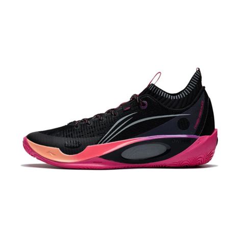 LiNing Way of Wade 808 II 2 Ultra “Sunrise” Boom Basketball Shoes Black/Pink – LiNing Way of ...