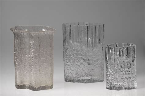 Three Iittala Vases - Tapio Wirkkala | Vase, Glass vase, Glass blowing