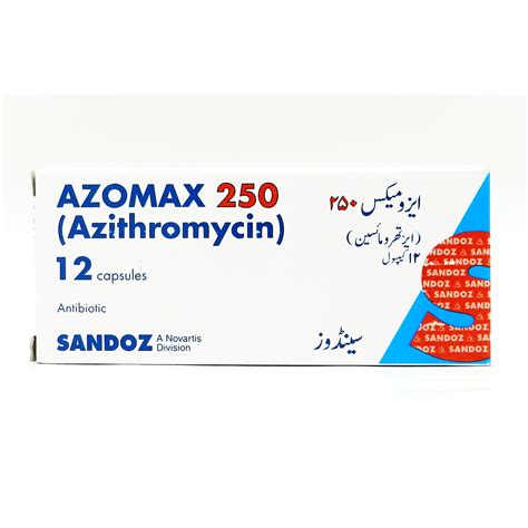 Azomax Capsules (Azithromycin) – Sandoz – Musani Pharma – Nutraceuticals Manufacturer & RX ...