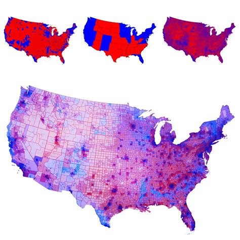 info visualisation - Why are election results presented by a geographic map instead of a ...