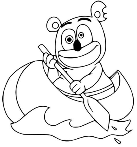 Gummy Bear coloring page - Download, Print or Color Online for Free