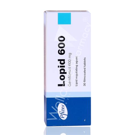 Lopid 600Mg Tablets 30'S | Wellcare Online Pharmacy - Qatar | Buy Medicines, Beauty, Hair & Skin ...