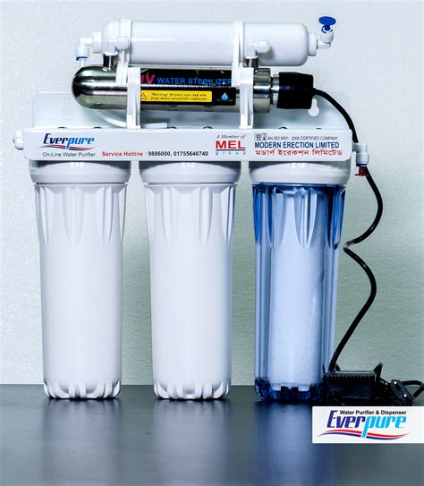 5 Stage Online UV Water Purifier (PP + SAC + GAC + UV + PAC) | MEL Mart BD