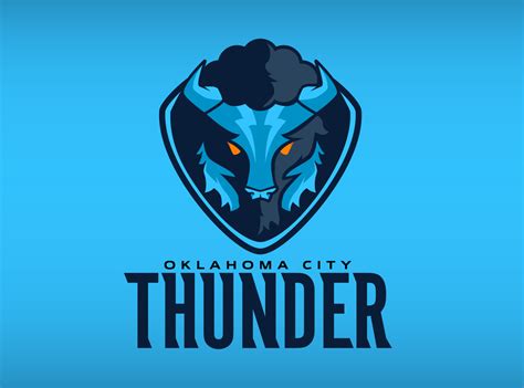 Oklahoma City Thunder Logo Concept by Caleb Gravitt on Dribbble