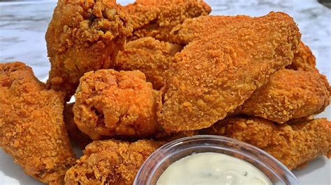 Mustard Fried Chicken Wings |The Secret to Extra Crispy Fried Chicken ...