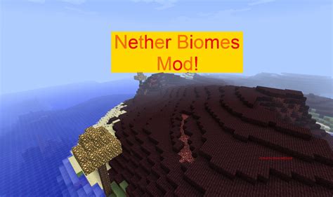 Nether Biome mod! With glowstone trees! [+10 diamonds!] Minecraft Mod