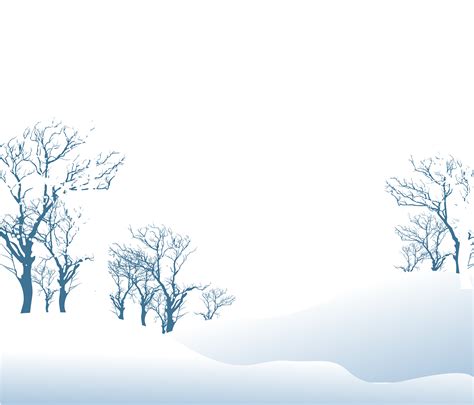 Winter Snowy Landscape with Tranquil Nature Scene PNG File | PNG All