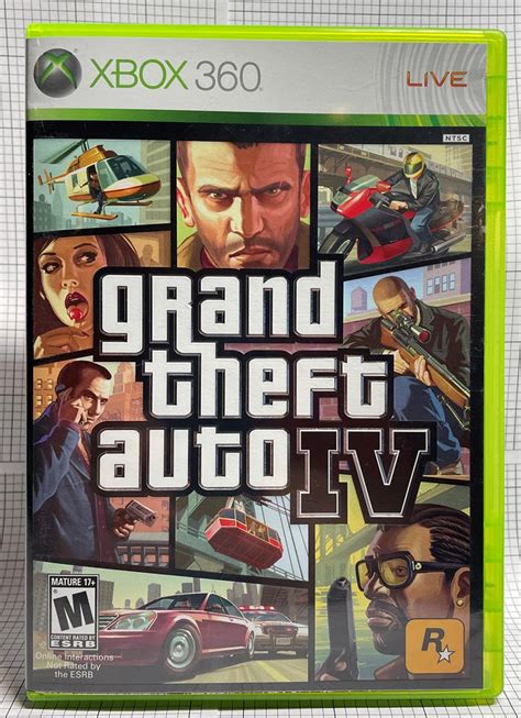 Grand Theft Auto IV (Microsoft XBOX 360) GTA 4 – GeekGearStore