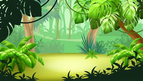 Cartoon Jungle Background Image ~ Jungle Wallpapersafari Prehistoric ...