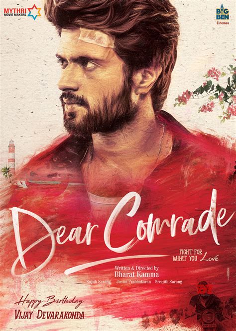 Vijay Deverakonda's Dear Comrade Movie First Look Poster - Social News XYZ