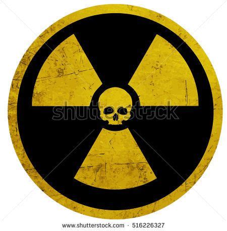 Skull in radiation symbol | Biohazard tattoo, Drum tattoo, Nuclear medicine