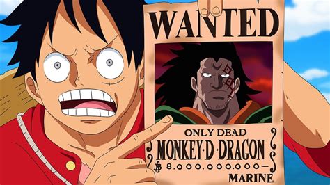 The Incredible True Biggest BOUNTY in the World! Dragon (Luffy's Father) - One Piece - YouTube