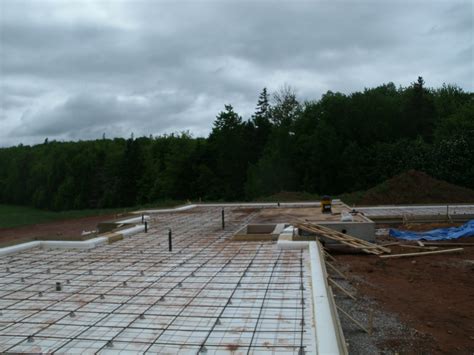 PEI ECO PLUS LIVING PROJECT: Rebar & wire mesh complete