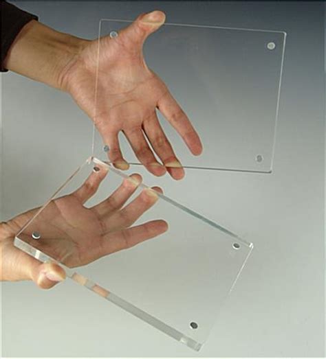 5" x 7" Clear Photo Frames | Transparent Sign Holders for Counters