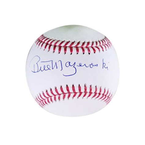 Bill Mazeroski Signed Rawlings Official Major League Baseball (JSA) — RSA