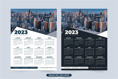 Annual Business Calendar Vector Design Graphic by iftikharalam · Creative Fabrica