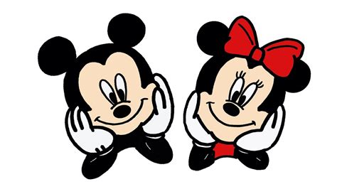 How to Draw Mickey and Minnie Face - Ford Ingthere