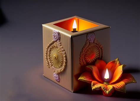 Premium AI Image | Diwali gift box dark