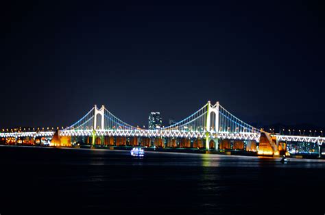 Diamond Bridge, Busan, South Korea | South korea, Bay bridge, Busan