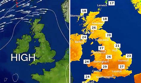 UK weather forecast: Chart reveals WHY heat wave is blasting UK and HOW long it will last ...