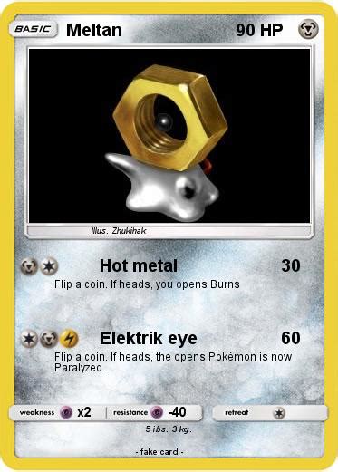 Pokémon Meltan 19 19 - Hot metal - My Pokemon Card