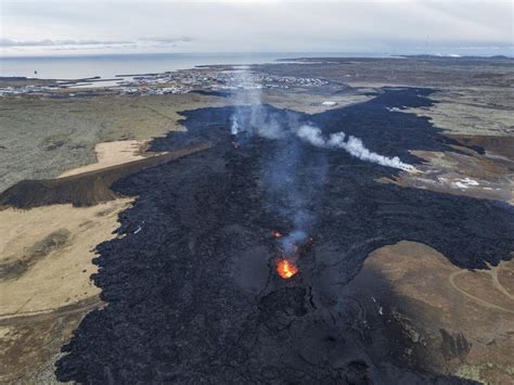 Iceland faces daunting period after lava from volcano destroys homes in fishing town, president ...