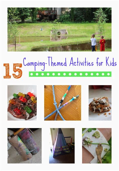 15 Camping Themed Activities for Kids - The Chirping Moms